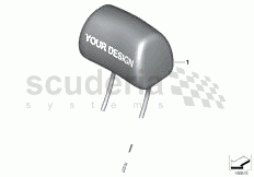 Headrest, front of Rolls Royce Rolls Royce Phantom Coupe