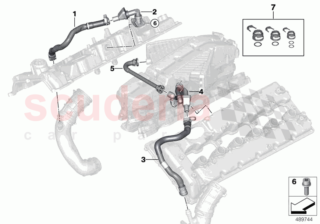 Crankcase Ventilation of Rolls Royce Rolls Royce Cullinan RR31(2017-2023)