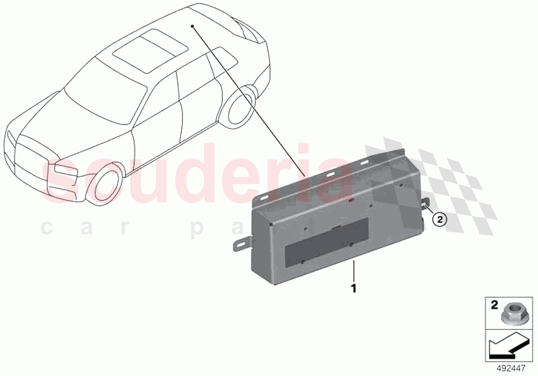 Breather covering rear of Rolls Royce Rolls Royce Cullinan RR31(2017-2023)