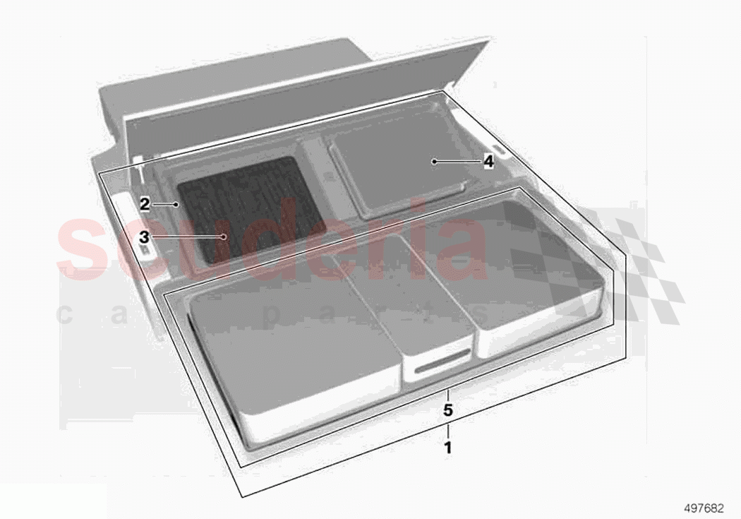 Utility bags event box of Rolls Royce Rolls Royce Cullinan RR31(2017-2023)
