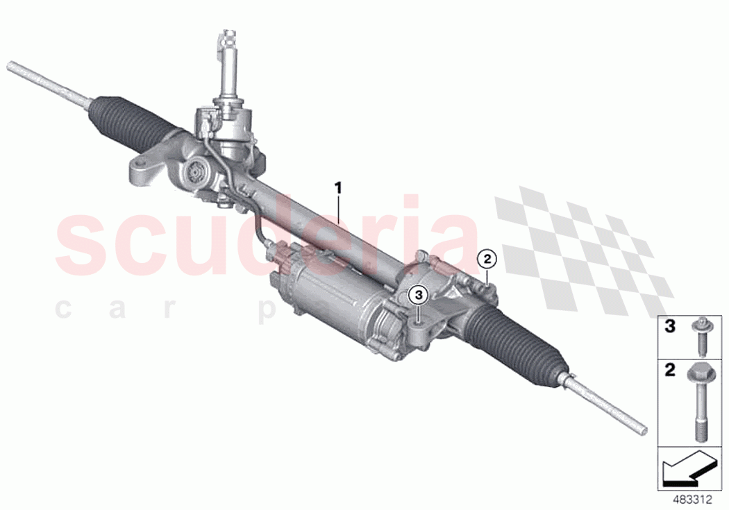 Electrical steering of Rolls Royce Rolls Royce Cullinan RR31(2017-2023)