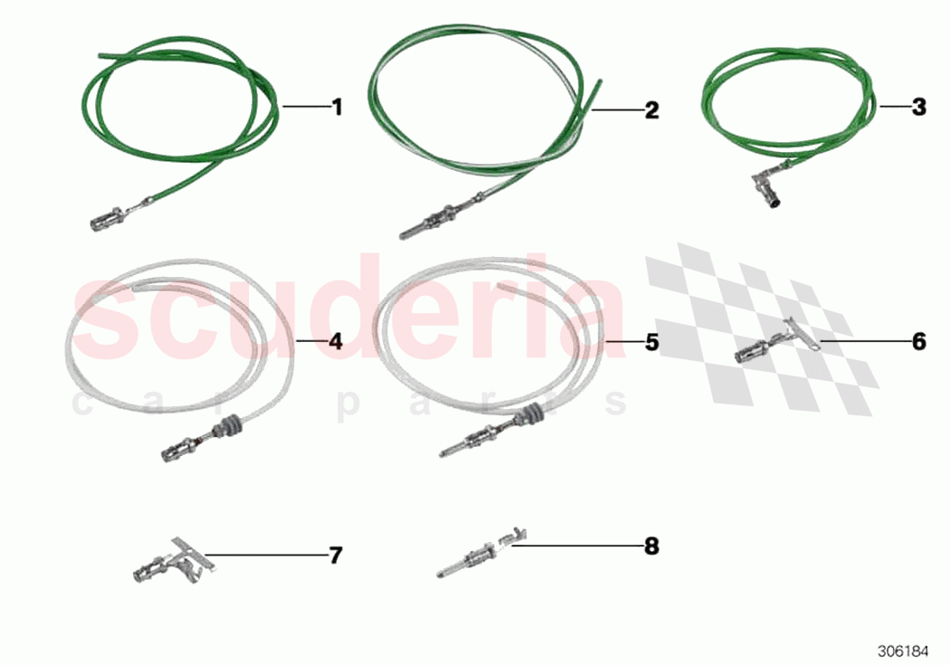 Circular connector D 2 5 mm System of Rolls Royce Rolls Royce Cullinan RR31(2017-2023)