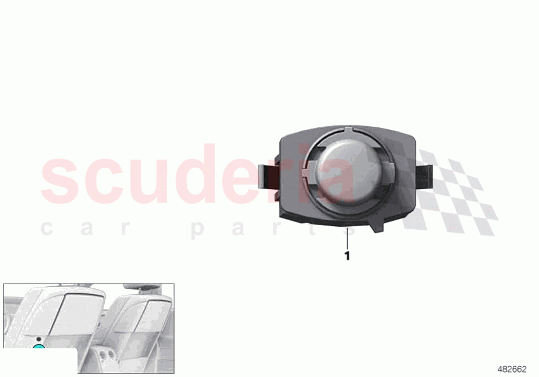 Switch picknick table of Rolls Royce Rolls Royce Cullinan RR31(2017-2023)