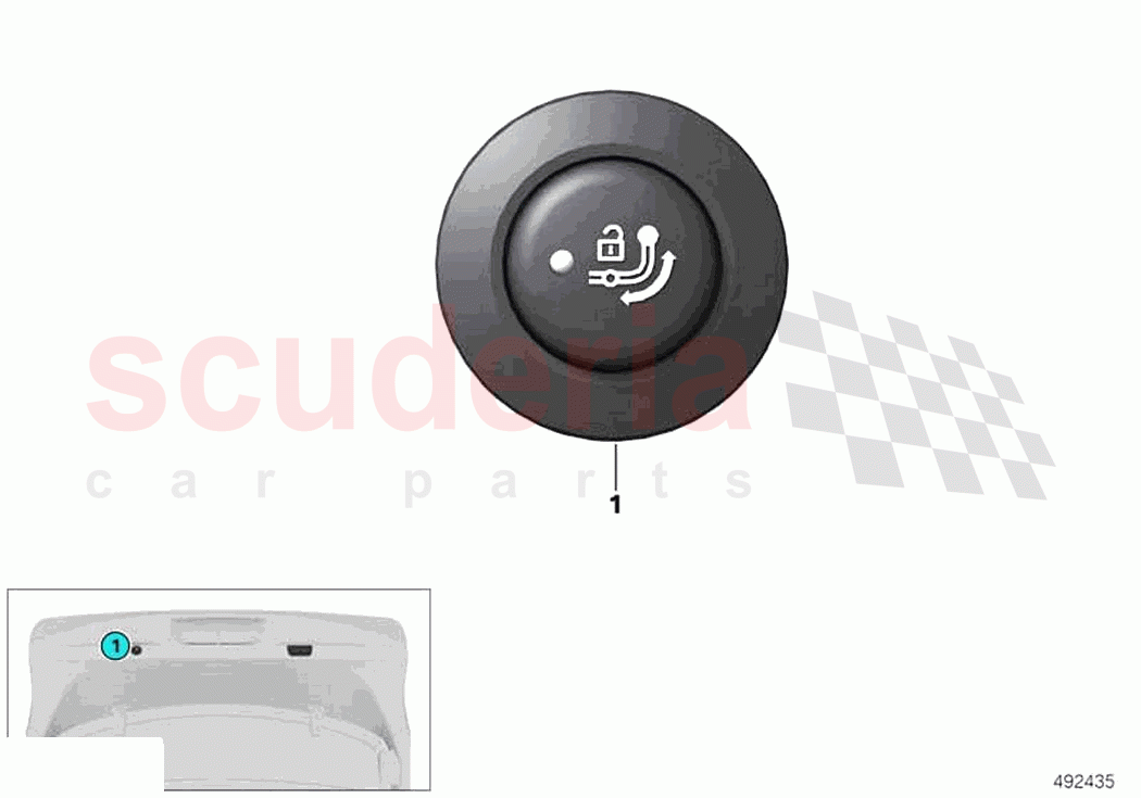 Switch trailer coupling of Rolls Royce Rolls Royce Cullinan RR31(2017-2023)