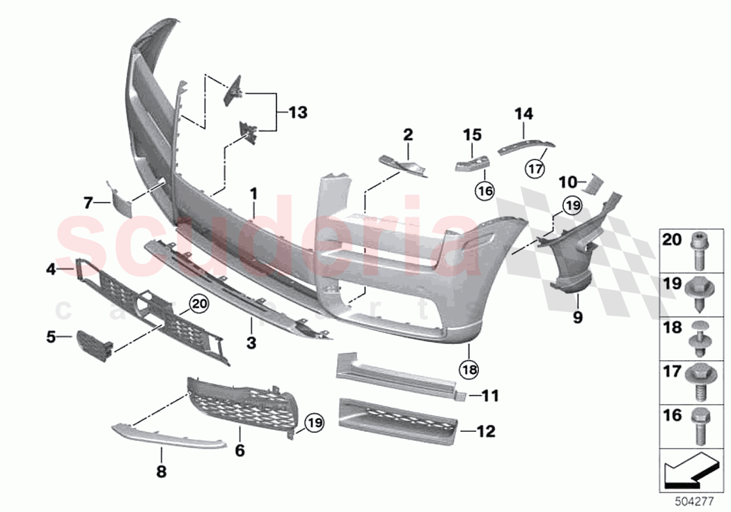 Trim panel front of Rolls Royce Rolls Royce Cullinan RR31(2017-2023)