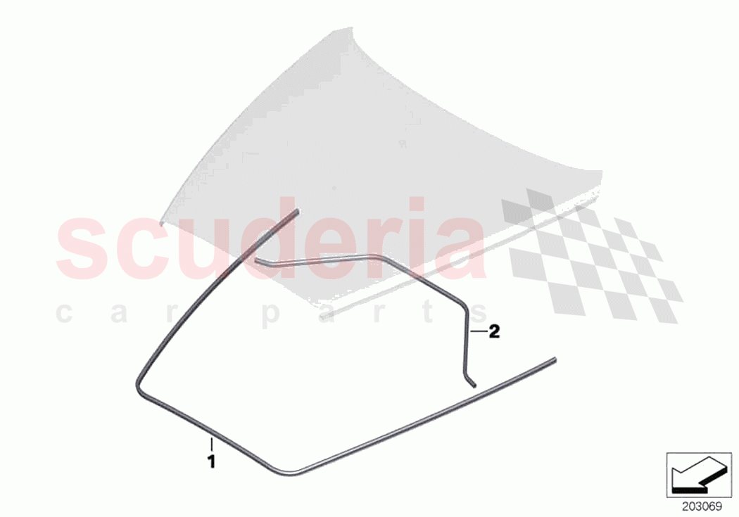 Bonnet seals of Rolls Royce Rolls Royce Dawn RR6(2017-2023)