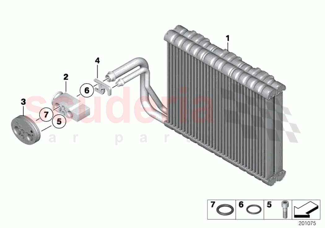 Evaporator Expansion valve of Rolls Royce Rolls Royce Dawn RR6(2017-2023)