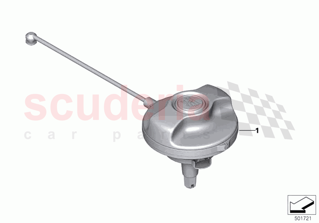 Metal Fuel Filler Cap Retrofit of Rolls Royce Rolls Royce Dawn RR6(2017-2023)