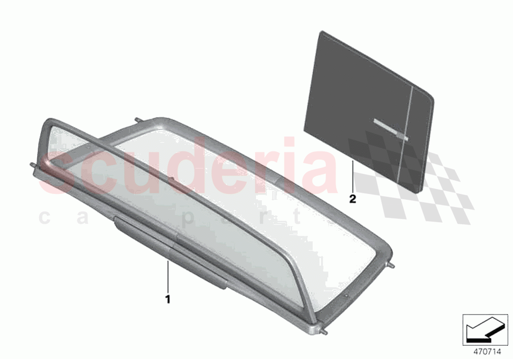 Wind deflector of Rolls Royce Rolls Royce Dawn RR6(2017-2023)