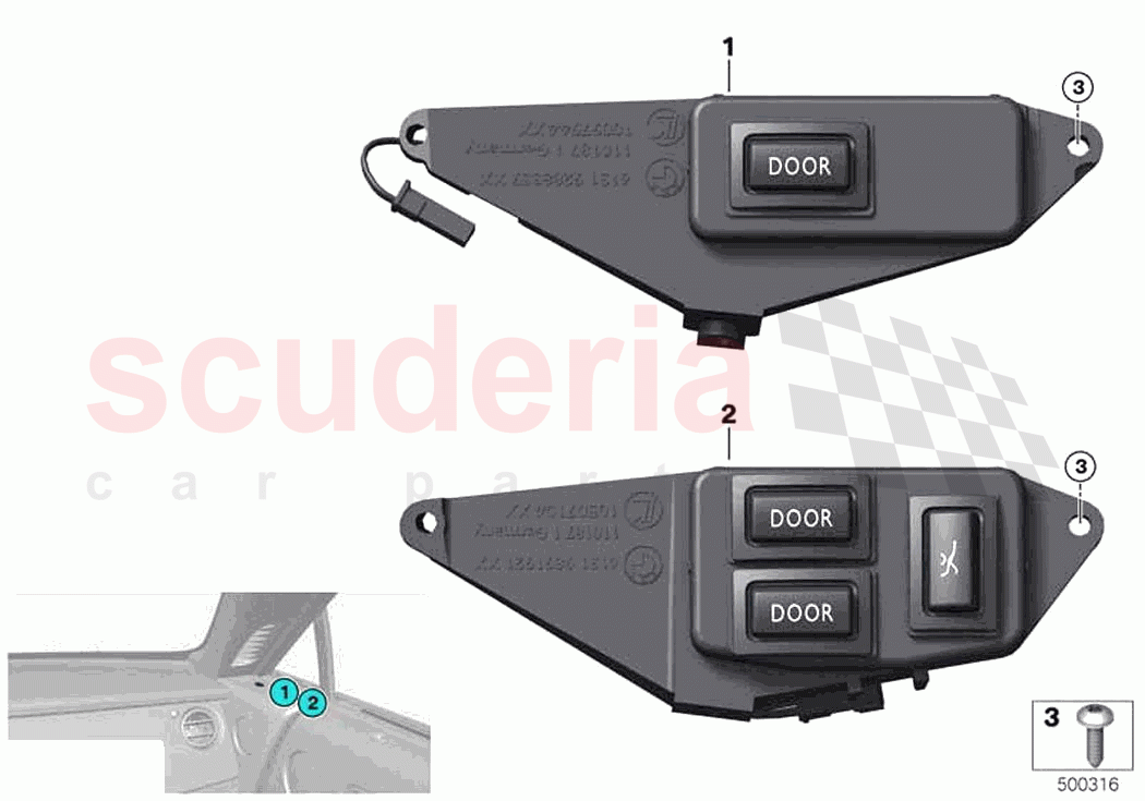 Switch coach door of Rolls Royce Rolls Royce Dawn RR6(2017-2023)