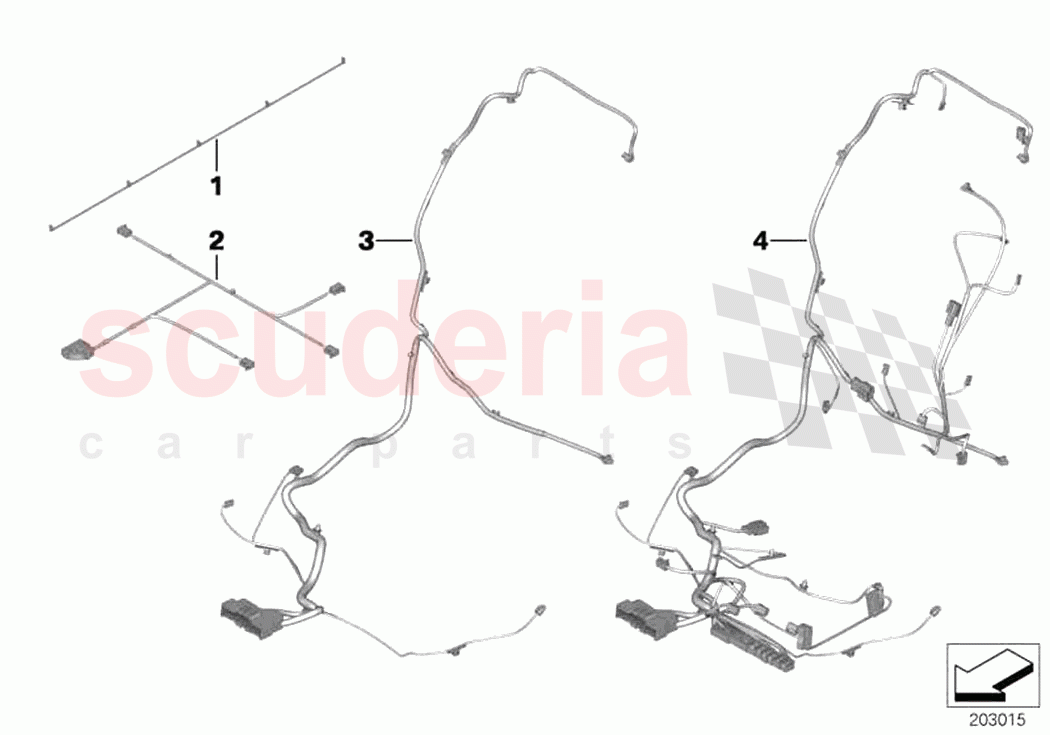 Wiring set seat of Rolls Royce Rolls Royce Dawn RR6(2017-2023)