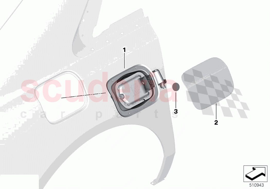 Fill in flap of Rolls Royce Rolls Royce Ghost Extended RR22(2019-2023)
