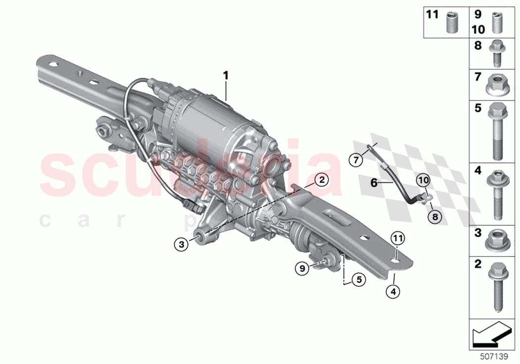 HSR actuator mounted parts of Rolls Royce Rolls Royce Ghost Extended RR22(2019-2023)