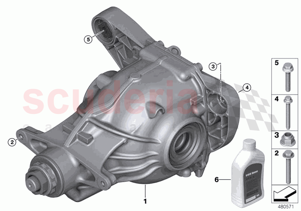 Rear axle drive of Rolls Royce Rolls Royce Ghost Extended RR22(2019-2023)