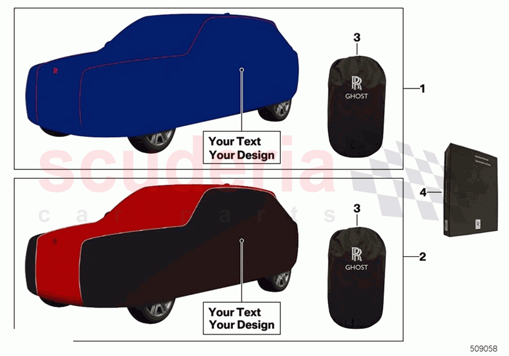 Car cover indoor tailored of Rolls Royce Rolls Royce Ghost Extended RR22(2019-2023)