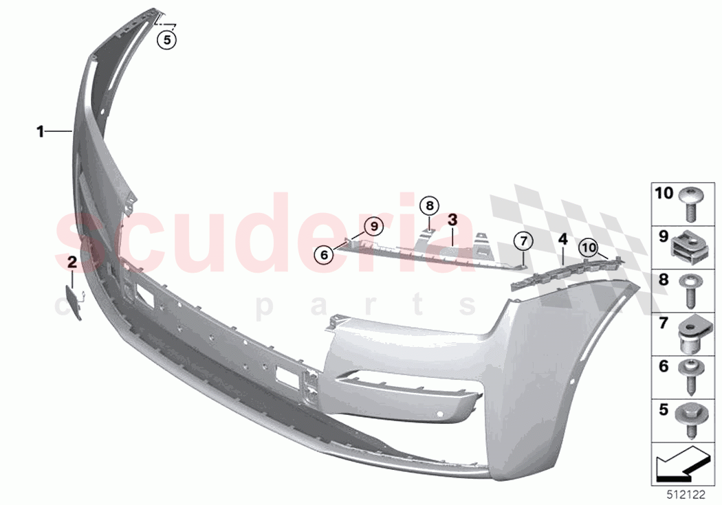 Trim panel front of Rolls Royce Rolls Royce Ghost Extended RR22(2019-2023)