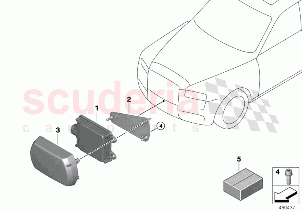 Active Cruise Control Stop Go of Rolls Royce Rolls Royce Ghost RR21(2019-2023)