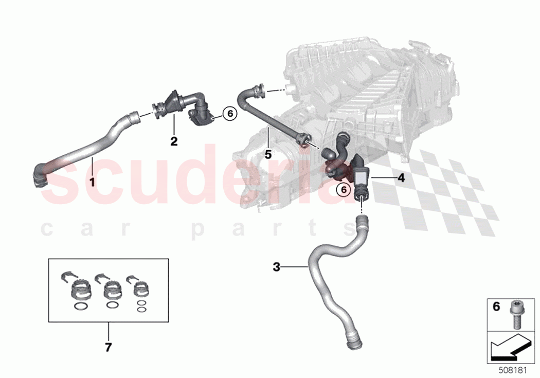 Crankcase Ventilation of Rolls Royce Rolls Royce Ghost RR21(2019-2023)