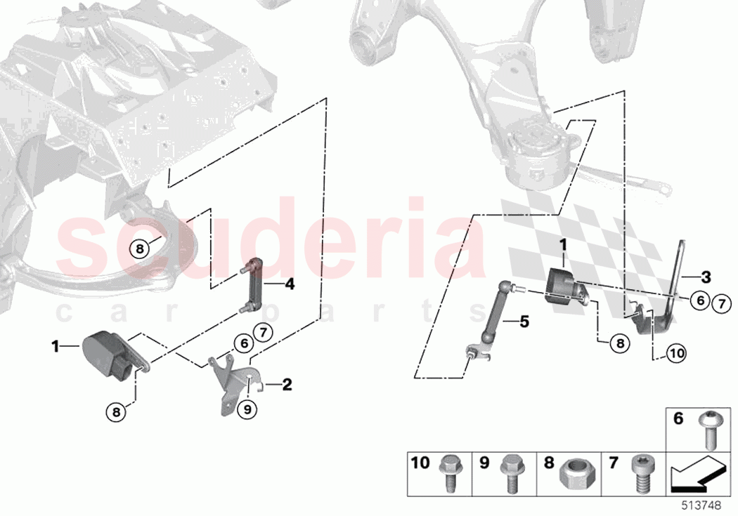Headlight vertical aim control sensor of Rolls Royce Rolls Royce Ghost RR21(2019-2023)