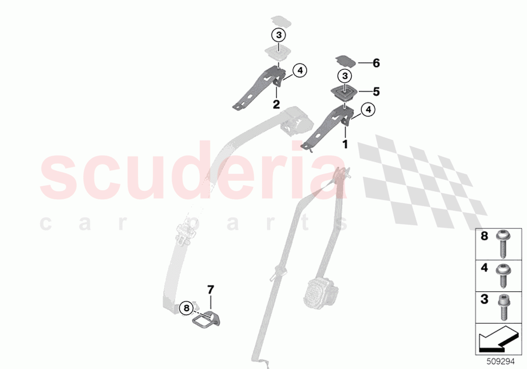 Child seat mount of Rolls Royce Rolls Royce Ghost RR21(2019-2023)