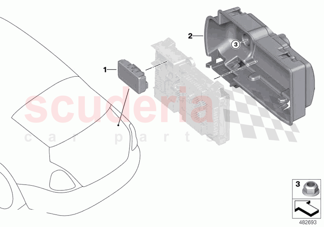Power distribution box LIN module of Rolls Royce Rolls Royce Ghost RR21(2019-2023)