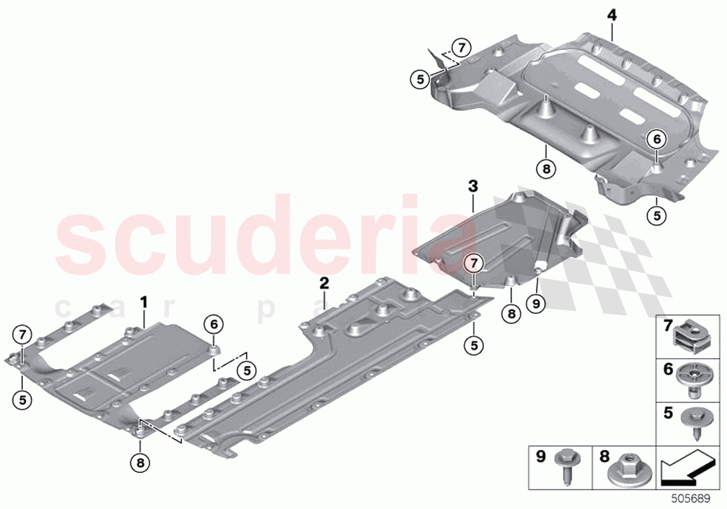 Underfloor coating of Rolls Royce Rolls Royce Ghost RR21(2019-2023)