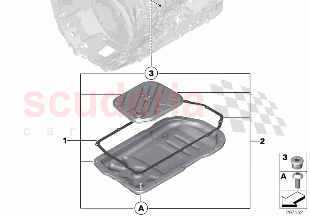 GA8HP90Z Oil sump of Rolls Royce Rolls Royce Ghost RR4(2017-2019)
