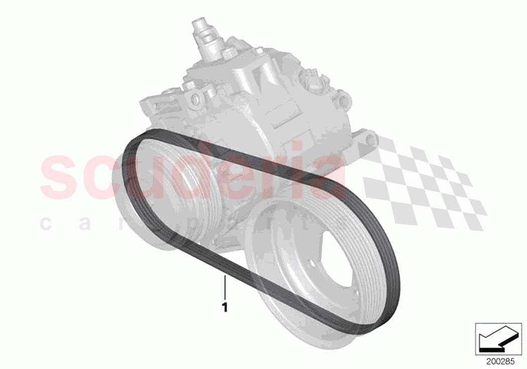 Belt Drive Climate Compressor of Rolls Royce Rolls Royce Ghost RR4(2017-2019)