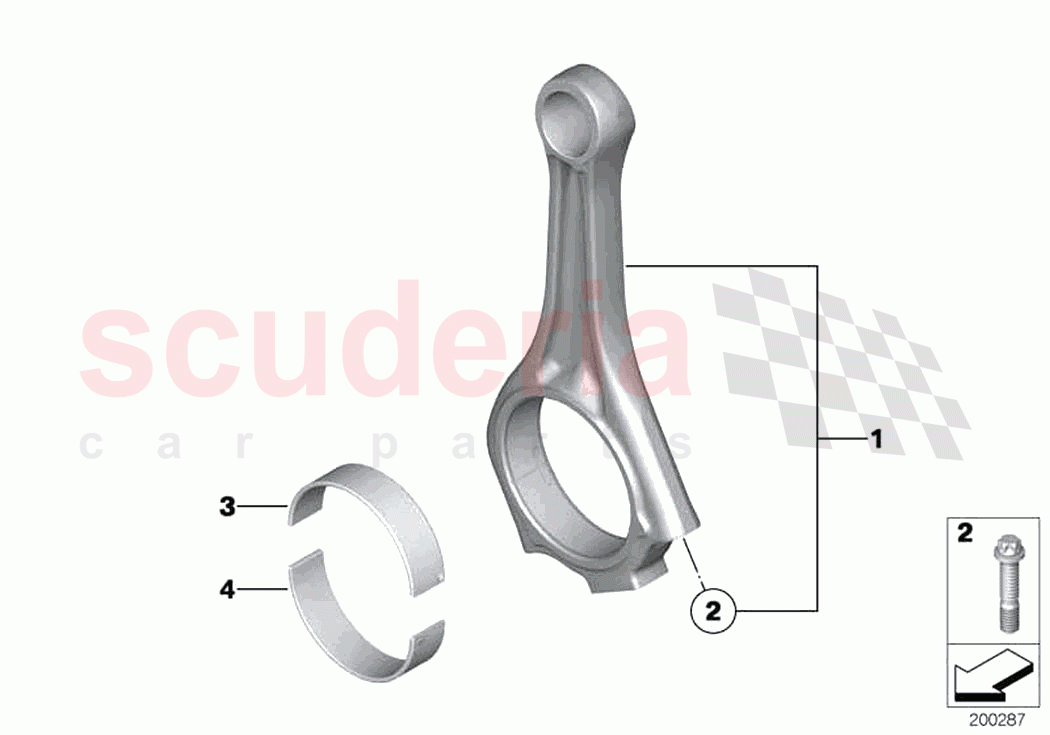 Crankshaft Connecting Rod of Rolls Royce Rolls Royce Ghost RR4(2017-2019)