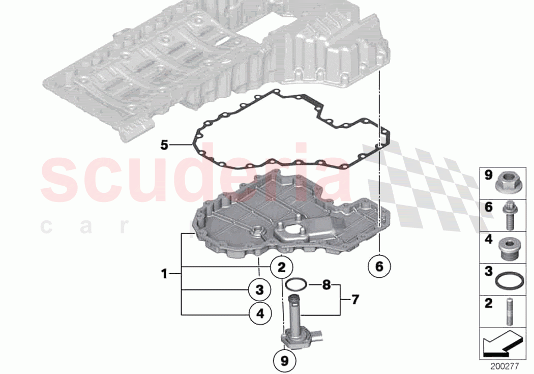 Oil pan bottom part oil level indicator of Rolls Royce Rolls Royce Ghost RR4(2017-2019)