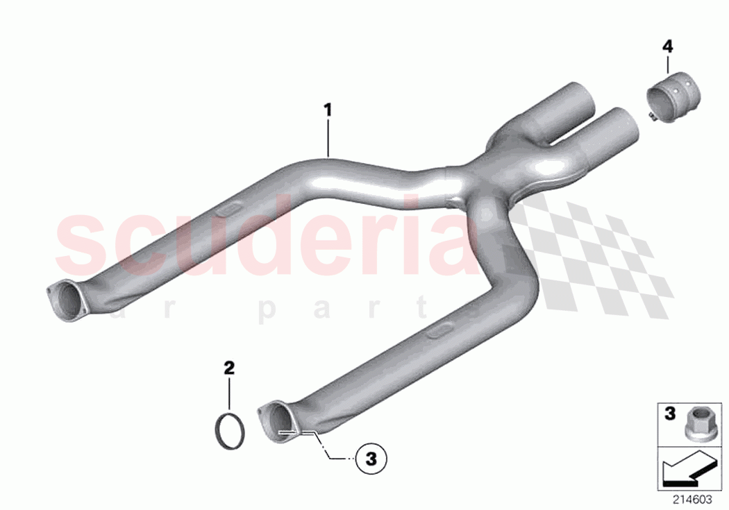 Front silencer of Rolls Royce Rolls Royce Ghost RR4(2017-2019)