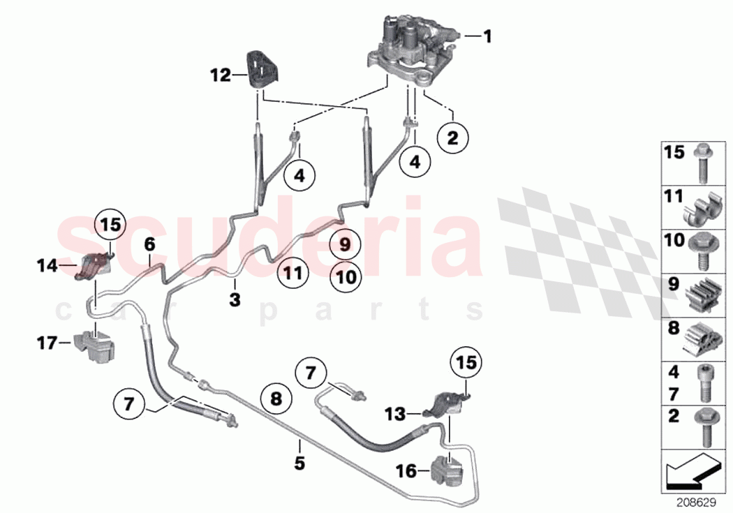 Valve block and add on parts Dyn Drive of Rolls Royce Rolls Royce Ghost RR4(2017-2019)