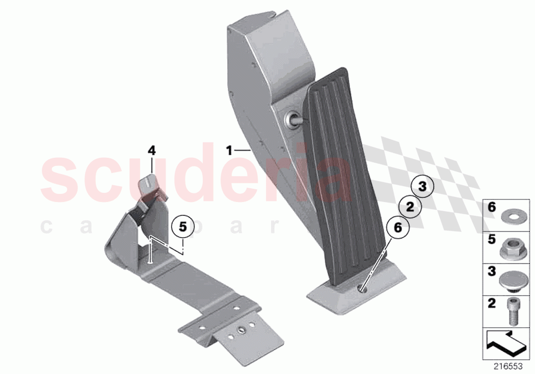 Acceleration accelerator pedal module of Rolls Royce Rolls Royce Ghost RR4(2017-2019)