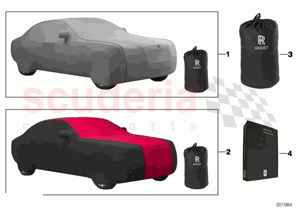 Car cover interior tailored of Rolls Royce Rolls Royce Ghost RR4(2017-2019)