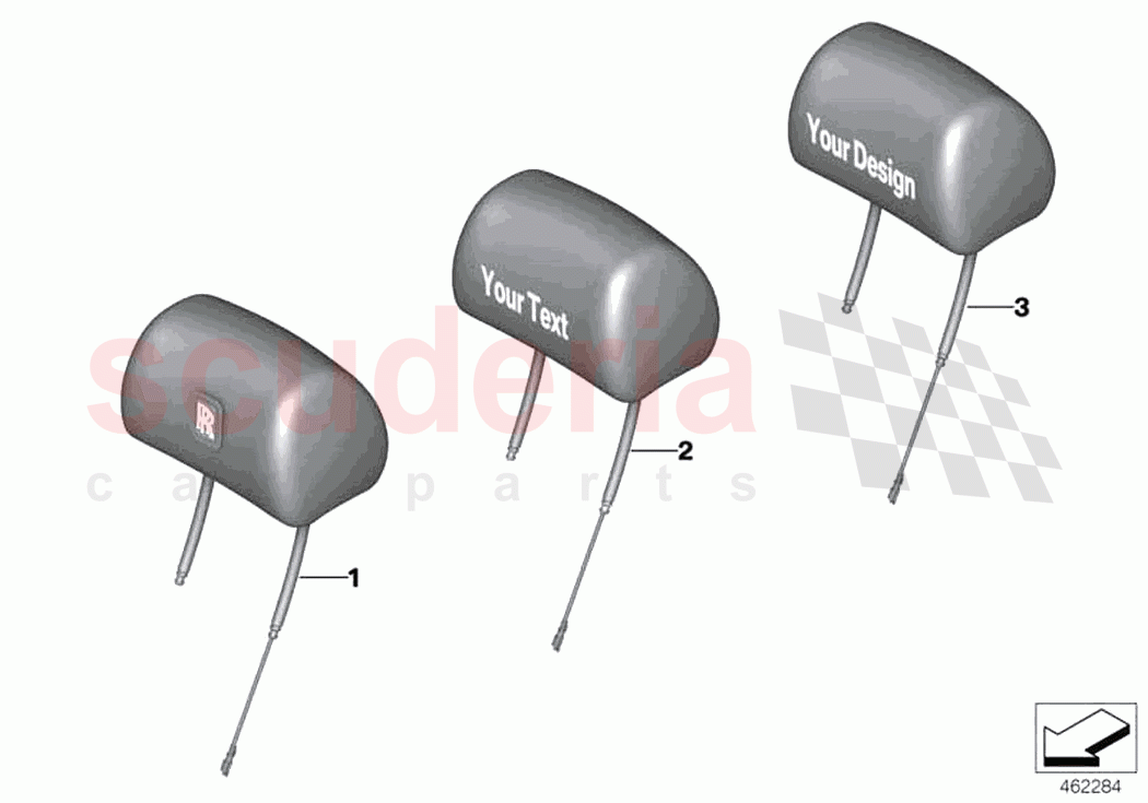 Retrofit headrests of Rolls Royce Rolls Royce Ghost RR4(2017-2019)