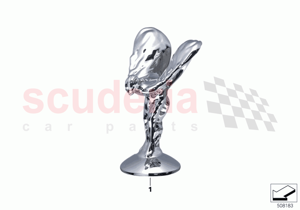 Retrofit Spirit of Ecstasy of Rolls Royce Rolls Royce Ghost RR4(2017-2019)