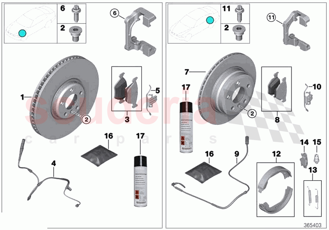 Service brakes of Rolls Royce Rolls Royce Ghost RR4(2017-2019)