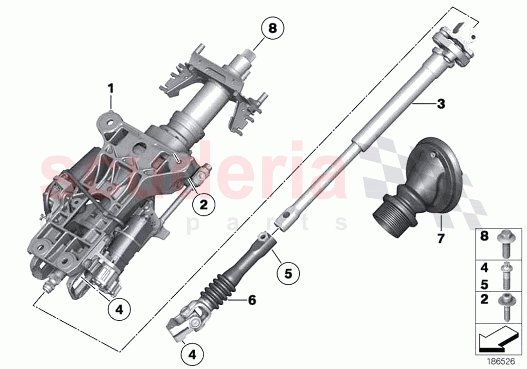 Add on parts electr steering column adj of Rolls Royce Rolls Royce Ghost RR4(2017-2019)
