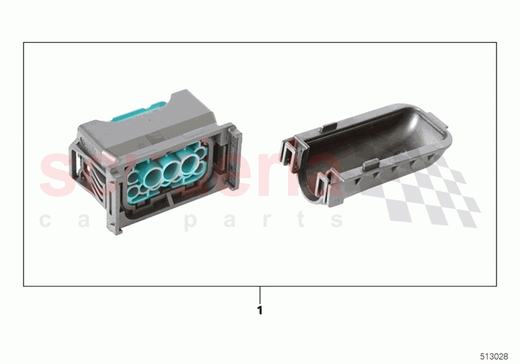 Repair kit socket housing 12 pin of Rolls Royce Rolls Royce Ghost RR4(2017-2019)