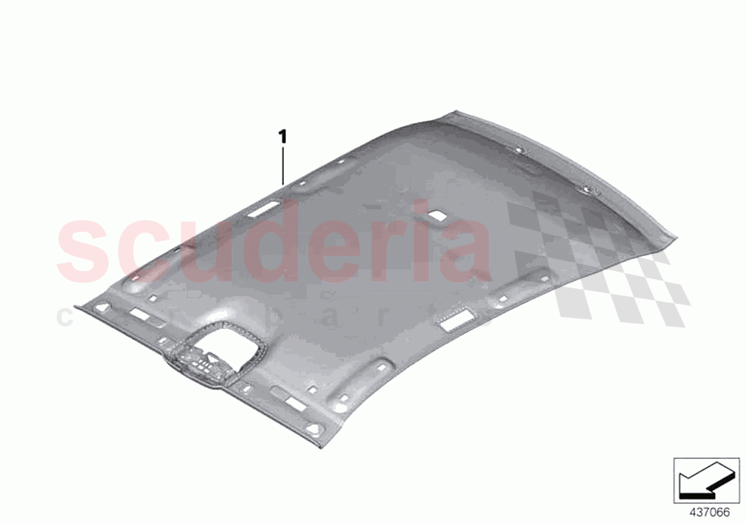 Leather headlining of Rolls Royce Rolls Royce Ghost RR4(2017-2019)