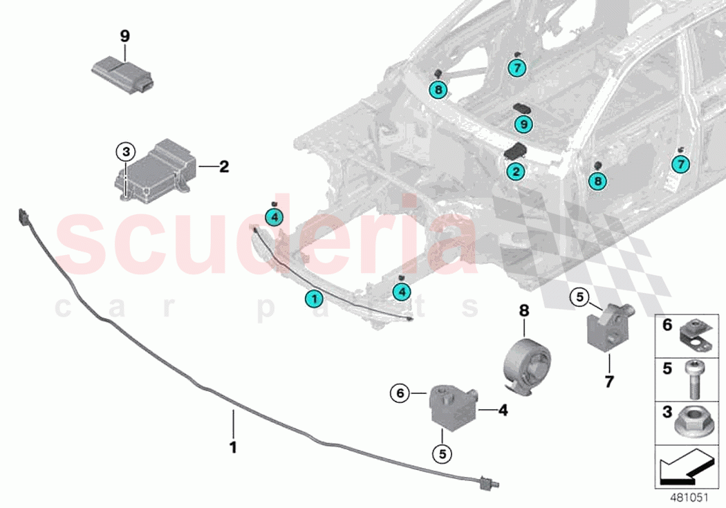 Electric parts airbag of Rolls Royce Rolls Royce Phantom Extended RR12(2017-2023)