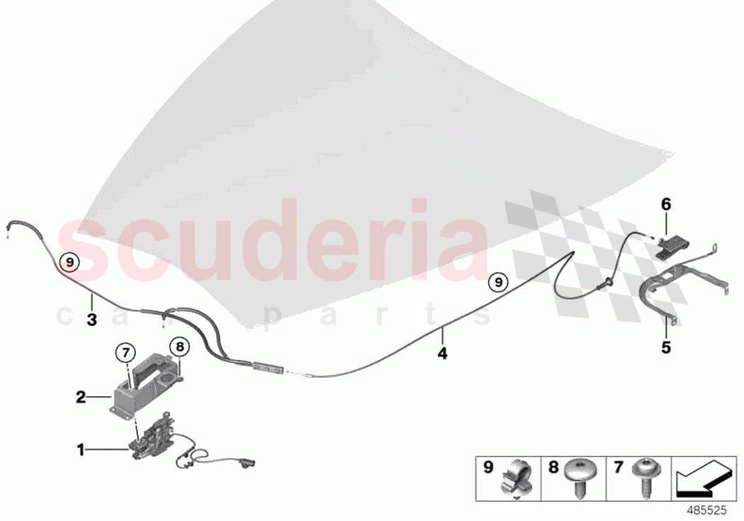 Bonnet closing system of Rolls Royce Rolls Royce Phantom Extended RR12(2017-2023)