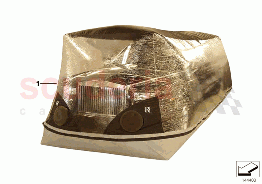 Car cover air flow storage system of Rolls Royce Rolls Royce Phantom Extended RR12(2017-2023)