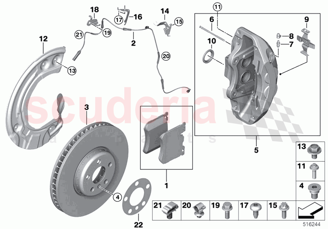 Front wheel brake of Rolls Royce Rolls Royce Phantom RR11(2017-2023)