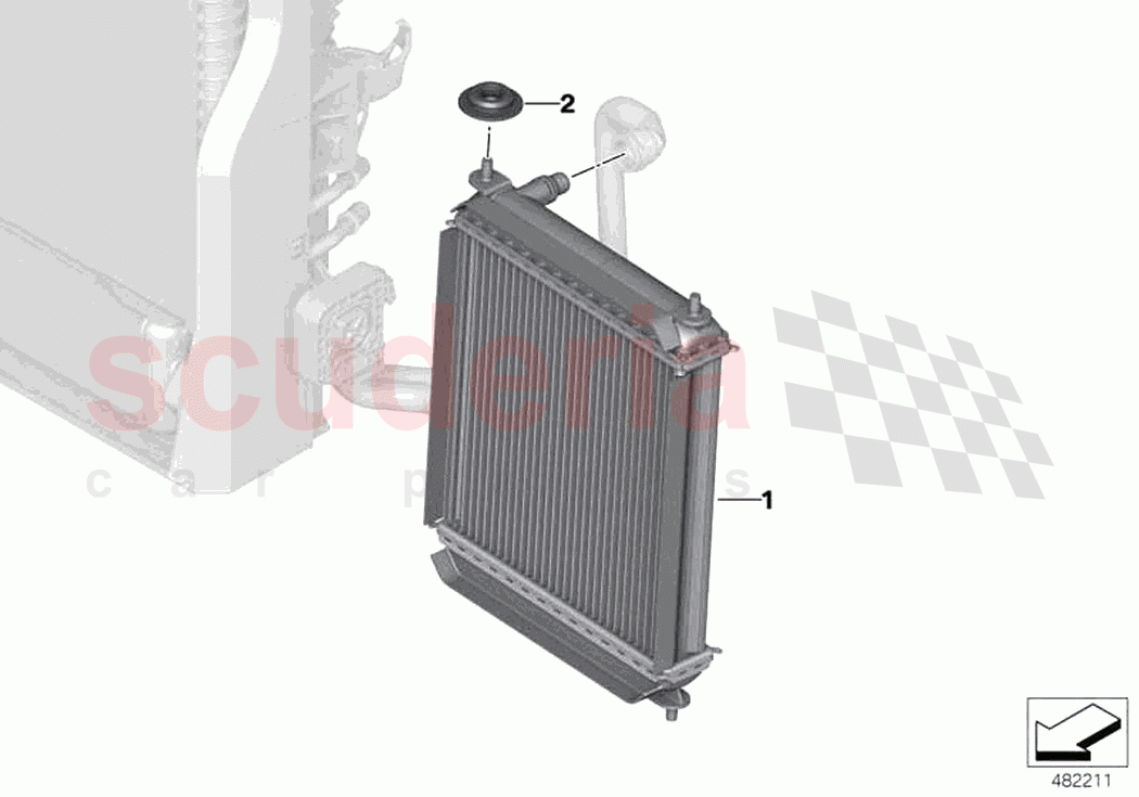 Additional cooler wheel arch of Rolls Royce Rolls Royce Phantom RR11(2017-2023)