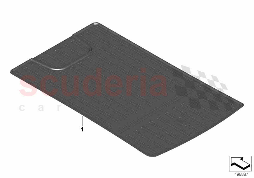 Luggage compartment mat all weather of Rolls Royce Rolls Royce Phantom RR11(2017-2023)