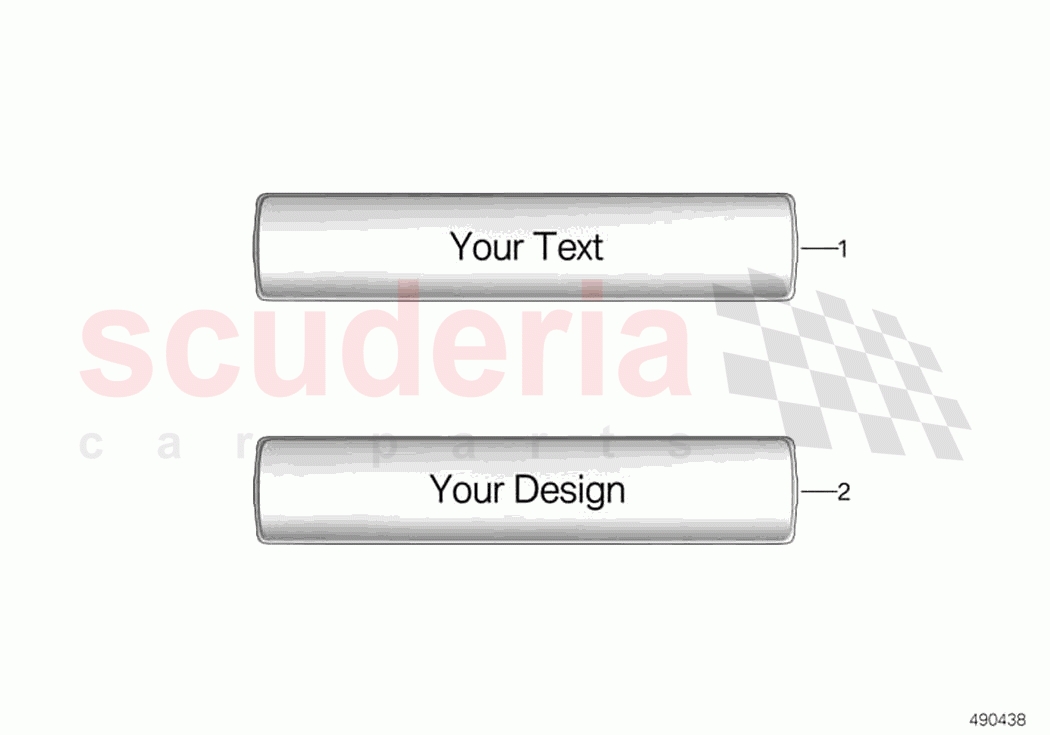 Retrofit engraved treadplates of Rolls Royce Rolls Royce Phantom RR11(2017-2023)