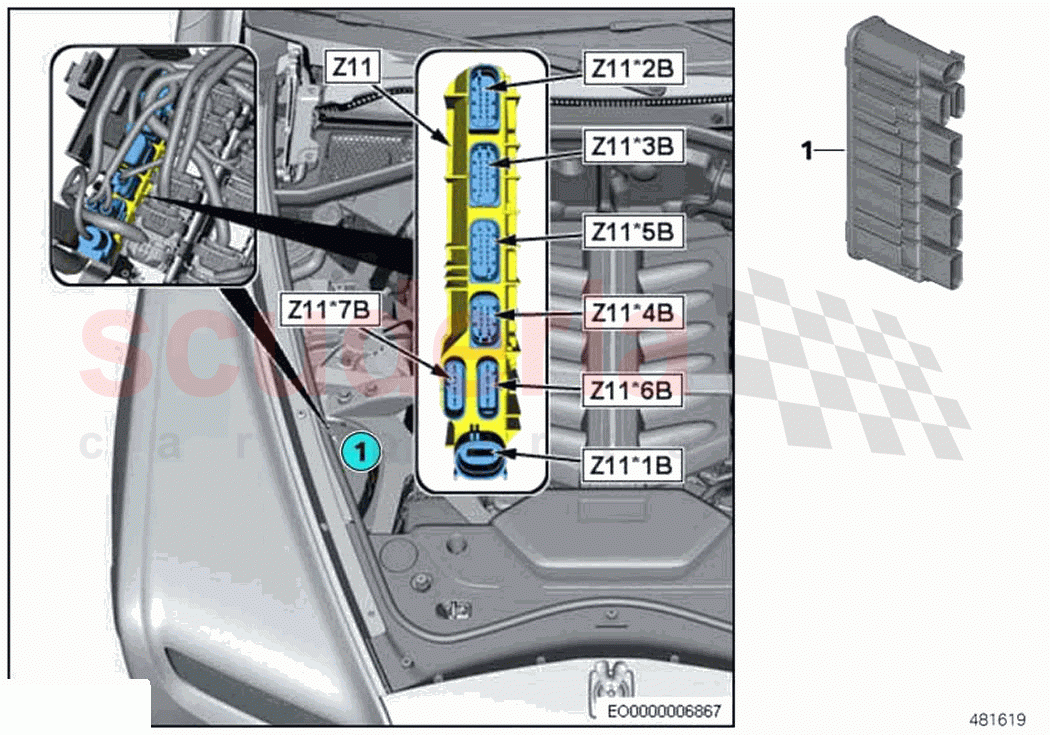 Integrated supply module of Rolls Royce Rolls Royce Phantom RR11(2017-2023)