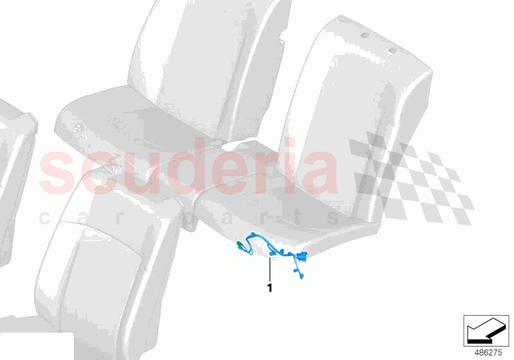 Rear seat wiring set of Rolls Royce Rolls Royce Phantom RR11(2017-2023)
