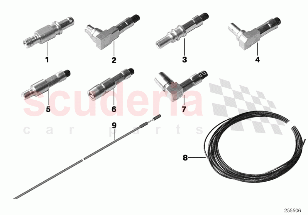 Repair parts coaxial cable contacts of Rolls Royce Rolls Royce Phantom RR11(2017-2023)